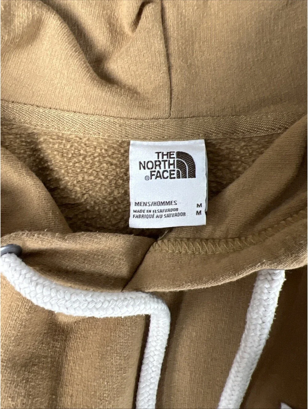 The North Face Brown Pullover Box Logo Hoodie- Men's Size Medium